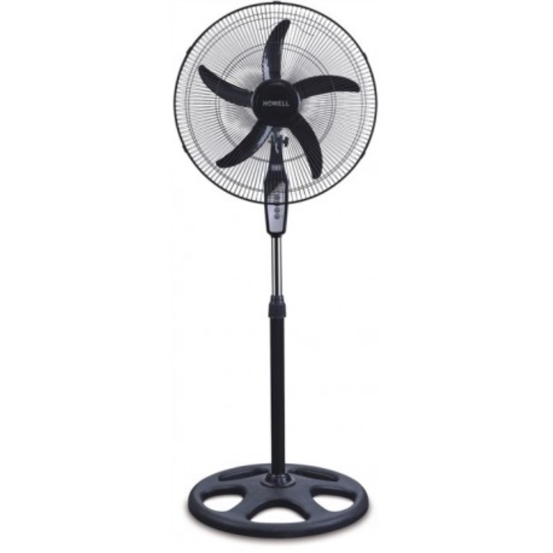 TECNOSHOP Ventilatore a piantana Howell deluxe 50 cm nero